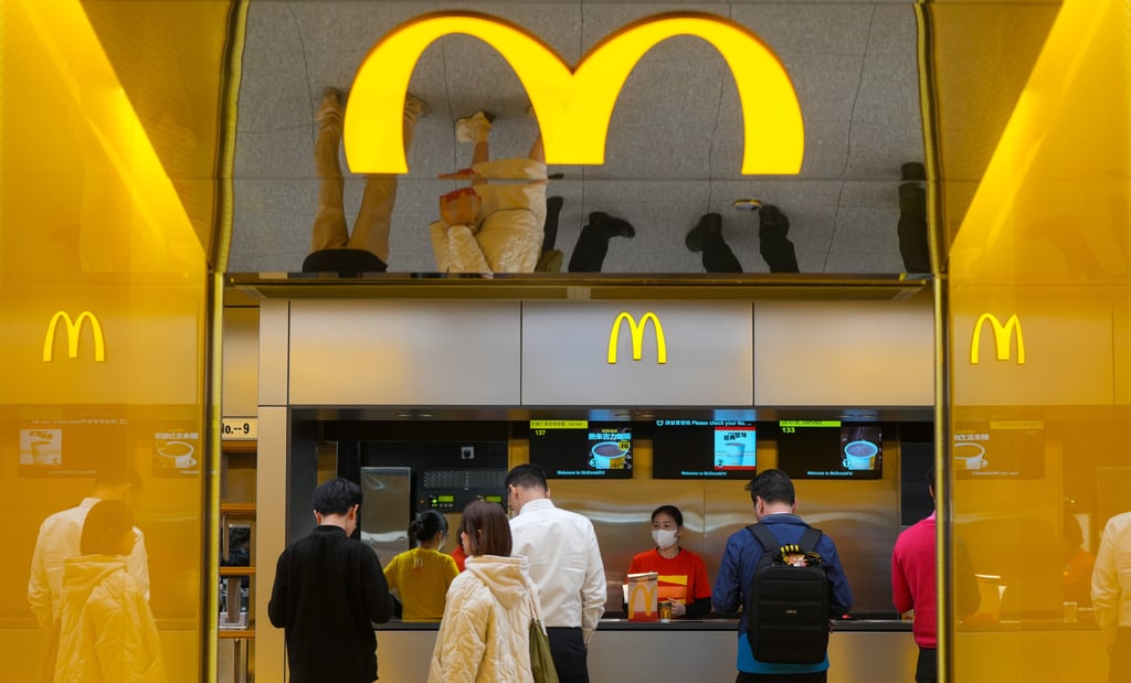 McDonald’s Hong Kong has temporarily removed all Ebi Burger and related products from its menu as a “precautionary measure”. Photo: Sam Tsang