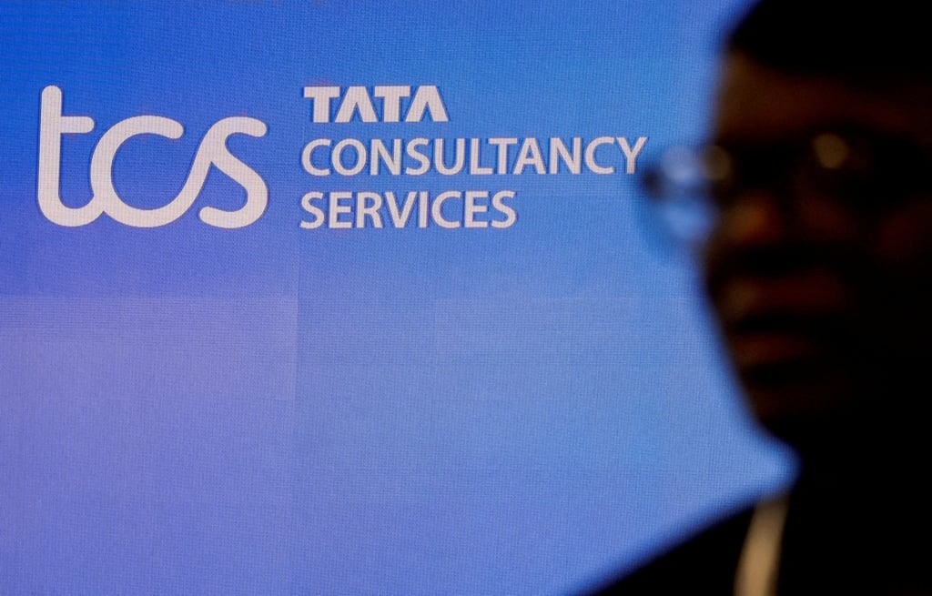 A man walks past a logo of Tata Consultancy Services in Mumbai, India. Photo: Reuters A man walks past a logo of Tata Consultancy Services in Mumbai, India. Photo: Reuters