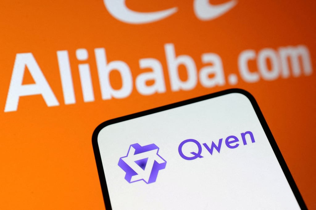 The Qwen and Alibaba logos are seen in this illustration taken January 29, 2025. Photo: Reuters The Qwen and Alibaba logos are seen in this illustration taken January 29, 2025. Photo: Reuters