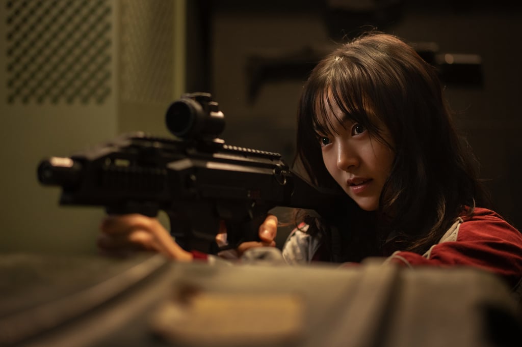 Kim Hye-jun in a still from A Shop for Killers season two. Photo: Disney+