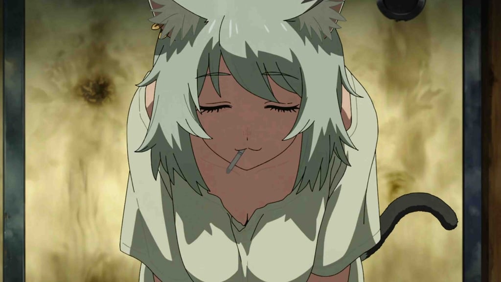 The manga and anime series centre on a protagonist, Yaniko Sato, who is addicted to smoking. Photo: Netflix The manga and anime series centre on a protagonist, Yaniko Sato, who is addicted to smoking. Photo: Netflix