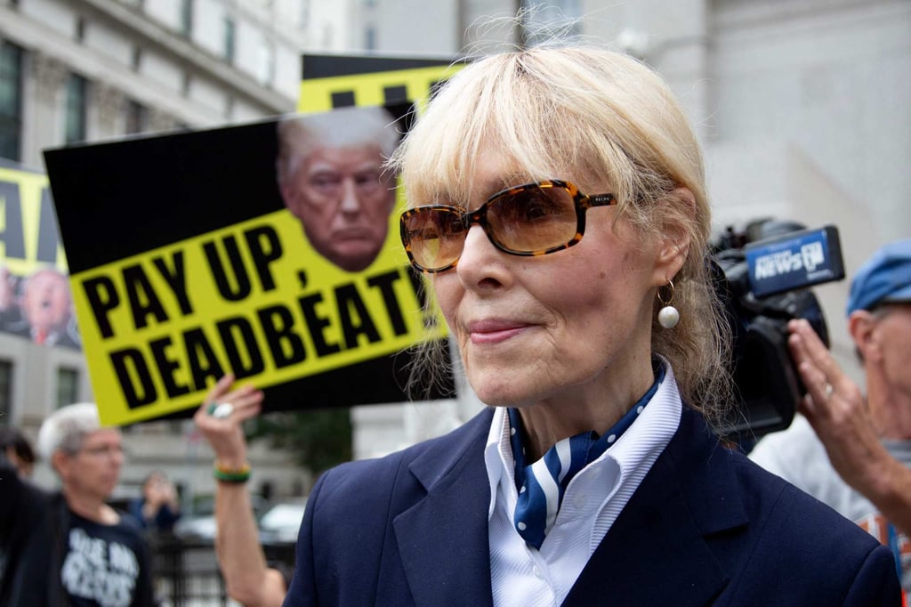 E. Jean Carroll departs Manhattan federal appeal court in New York City in 2024. Photo: AFP E. Jean Carroll departs Manhattan federal appeal court in New York City in 2024. Photo: AFP