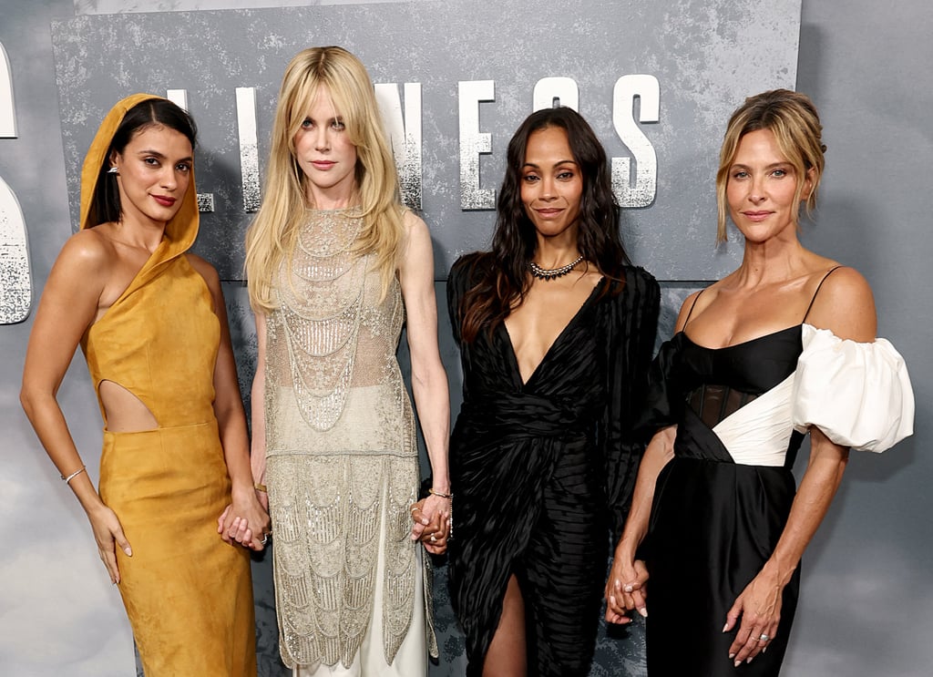 (From left to right) Laysla De Oliveira, Nicole Kidman, Zoe Saldaña and Jill Wagner at the Lioness Season 3 premiere in New York in July. Photo: AFP (From left to right) Laysla De Oliveira, Nicole Kidman, Zoe Saldaña and Jill Wagner at the Lioness Season 3 premiere in New York in July. Photo: AFP