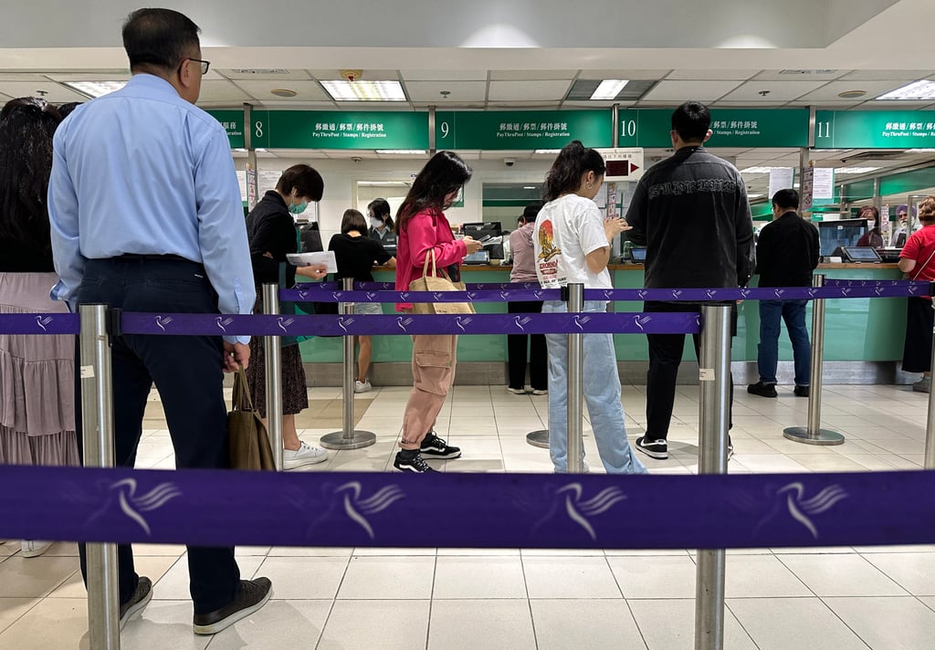 A decline in mail volume has prompted Hongkong Post to review staffing, delivery frequency and its network of post offices. Photo: Jelly Tse A decline in mail volume has prompted Hongkong Post to review staffing, delivery frequency and its network of post offices. Photo: Jelly Tse