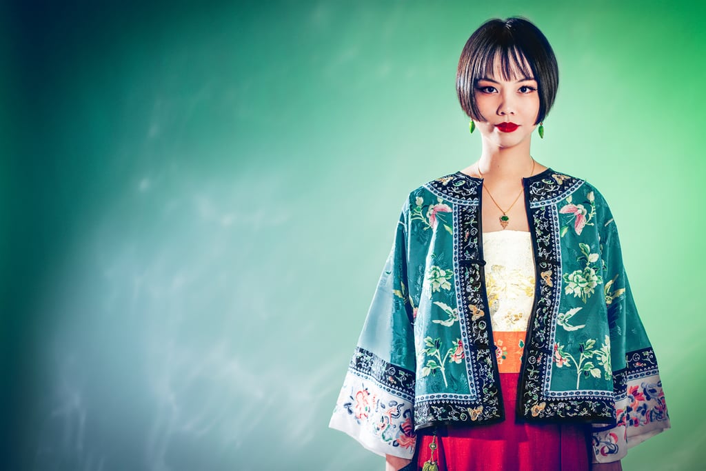 A model wears a look by Gong Pan Pan. Photo: Gong Pan Pan A model wears a look by Gong Pan Pan. Photo: Gong Pan Pan