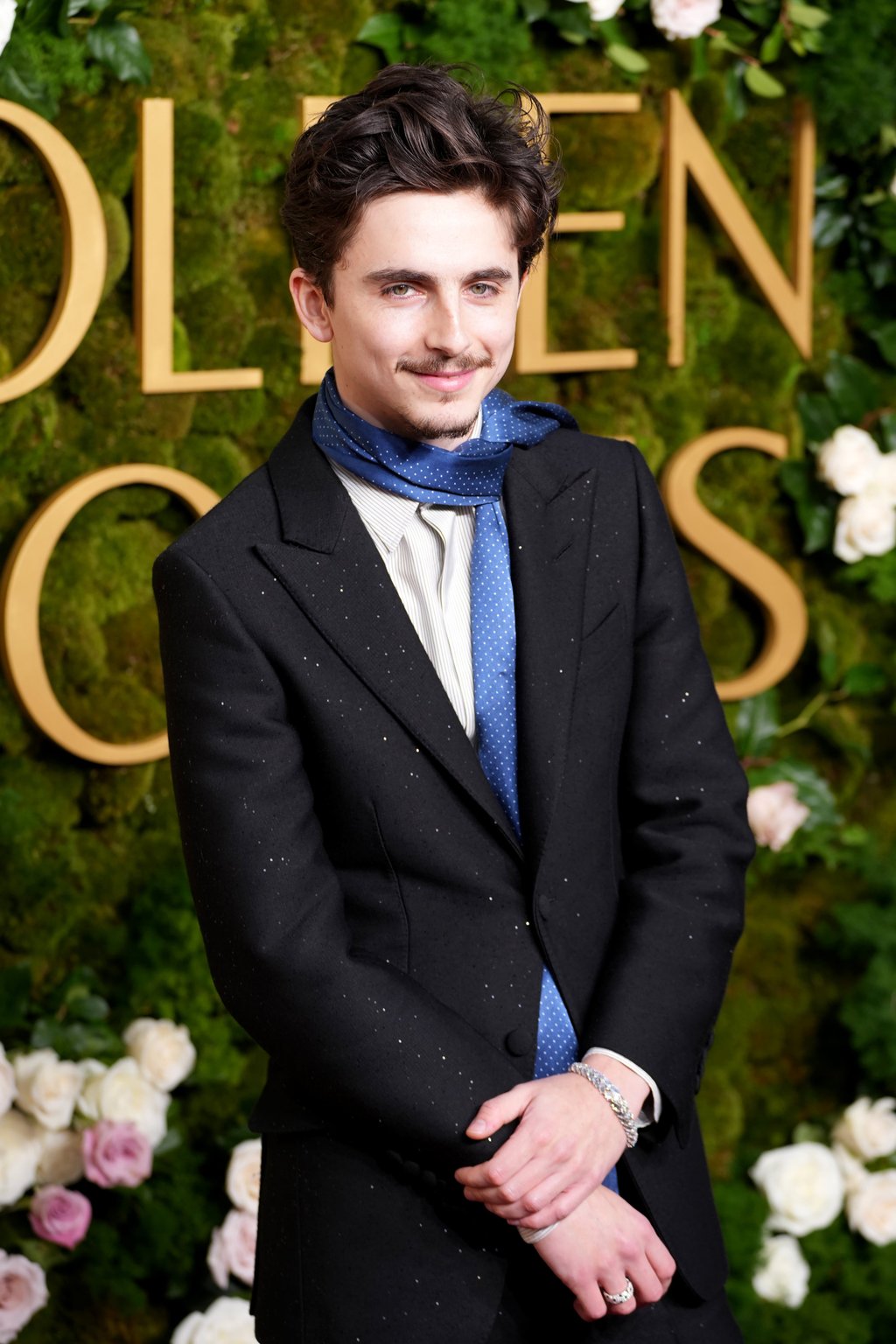 Timothée Chalamet wears a Reflection de Cartier bracelet at the 2025 Golden Globes. Photo: FilmMagic Timothée Chalamet wears a Reflection de Cartier bracelet at the 2025 Golden Globes. Photo: FilmMagic