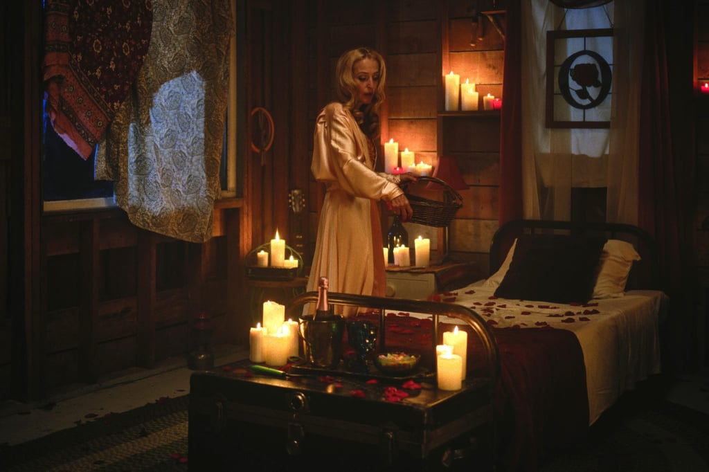 Gillian Anderson in a scene from Teenage Sex and Death at Camp Miasma. Photo: Mubi via AP Gillian Anderson in a scene from Teenage Sex and Death at Camp Miasma. Photo: Mubi via AP