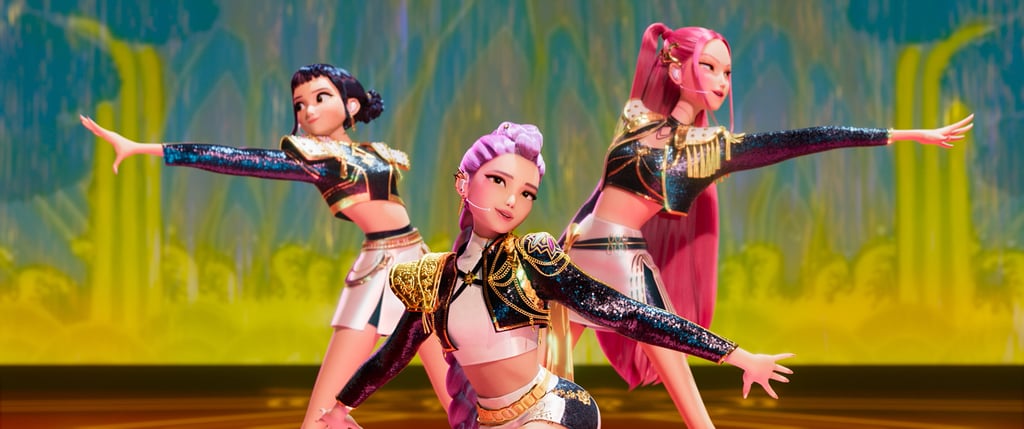The hit film centres on Huntrix, a music trio who hunt demons. Image: Netflix via TNS