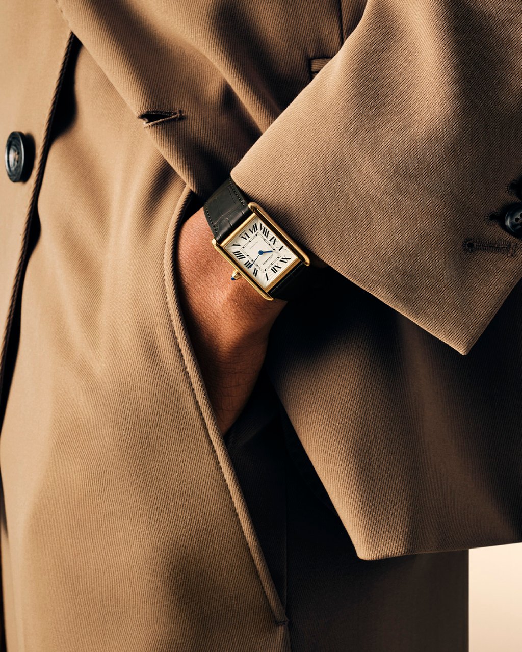Tank Louis Cartier in yellow gold. Photo: Handout Tank Louis Cartier in yellow gold. Photo: Handout