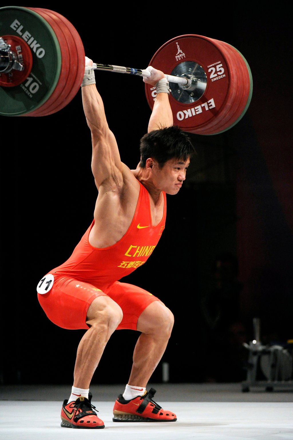 China’s Lu Xiaojun is one of the most decorated weightlifters in history. Photo: AFP China’s Lu Xiaojun is one of the most decorated weightlifters in history. Photo: AFP