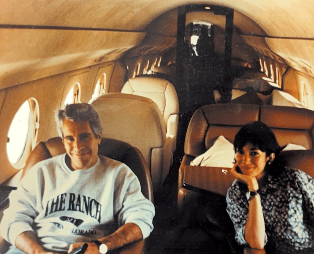 Ghislaine Maxwell and Jeffrey Epstein in an undated photo. Photo: US Justice Department via Reuters Ghislaine Maxwell and Jeffrey Epstein in an undated photo. Photo: US Justice Department via Reuters
