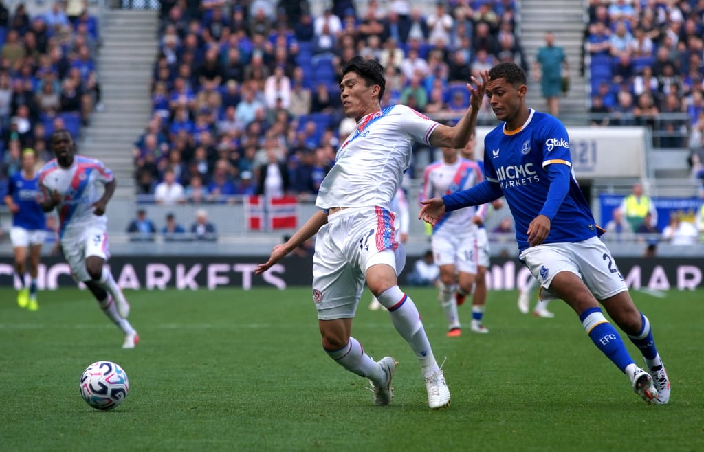 Takehiro Tomiyasu (left) is back in the English top flight with Crystal Palace. Photo: Reuters Takehiro Tomiyasu (left) is back in the English top flight with Crystal Palace. Photo: Reuters