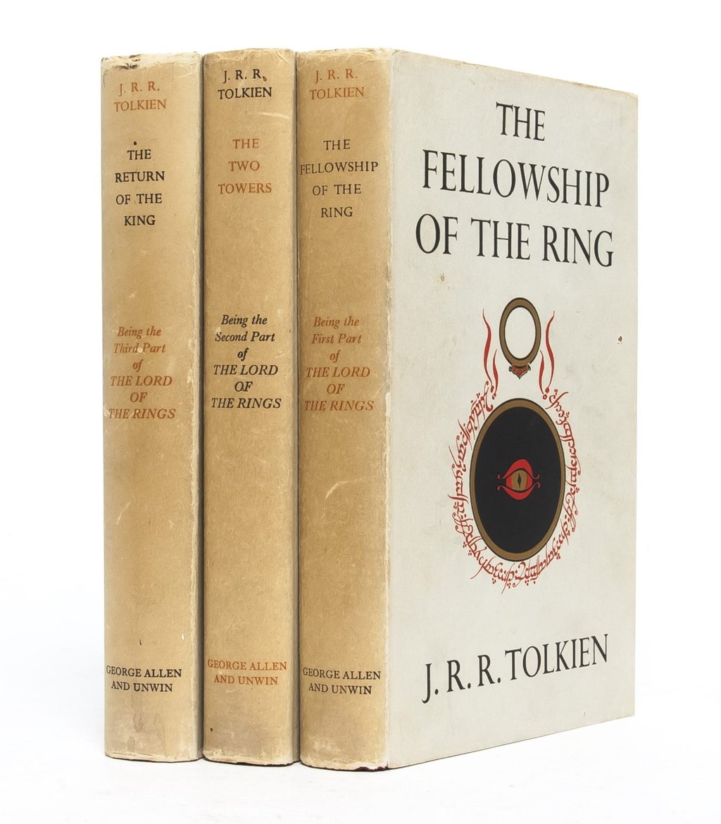 The Lord of the Rings trilogy, at Whitmore Rare Books. Photo: Handout The Lord of the Rings trilogy, at Whitmore Rare Books. Photo: Handout