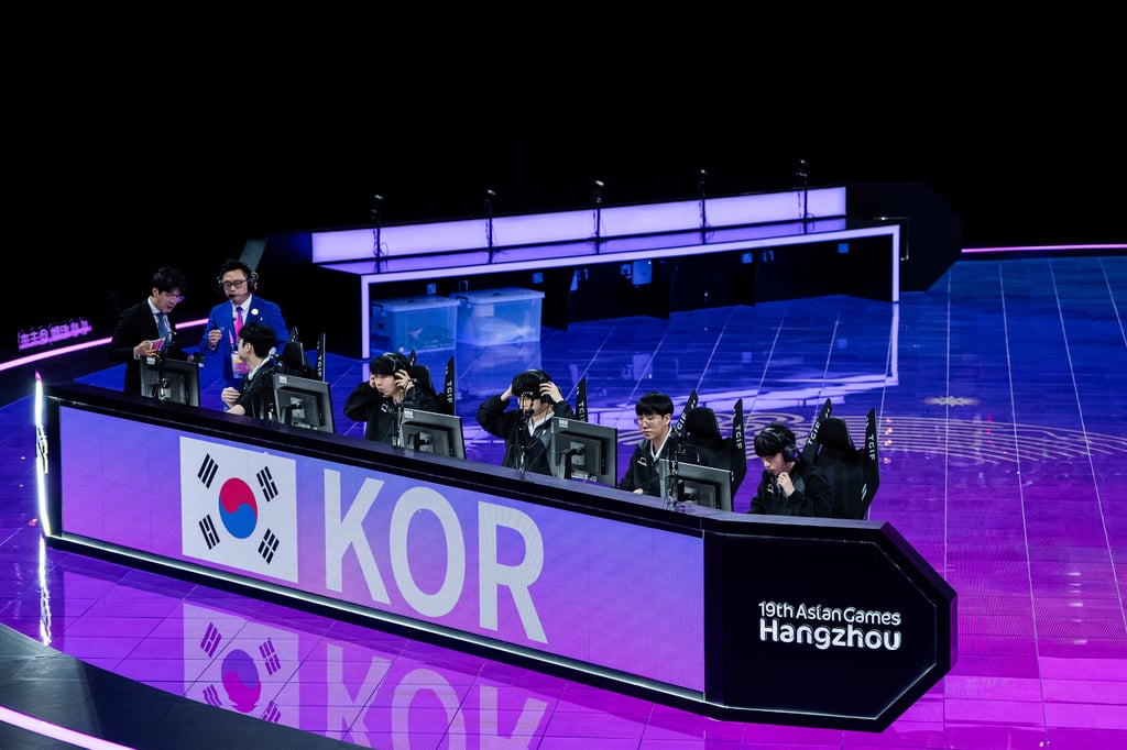 South Korea won gold in League of Legends at the Asian Games in Hangzhou. Photo: AP South Korea won gold in League of Legends at the Asian Games in Hangzhou. Photo: AP