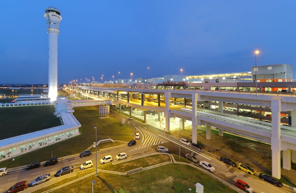 The communication tower overlooks Kuala Lumpur International Airport 2 in Sepang. Photo: Shutterstock