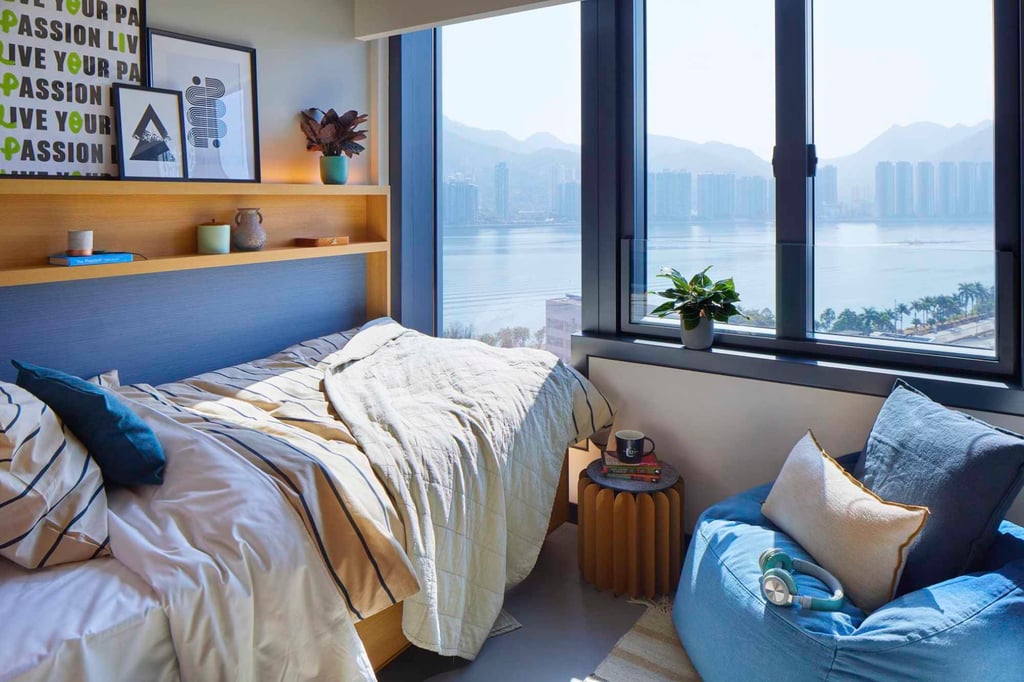 A studio room in InnoCell, a 17-storey smart-living and co-creation space next to Hong Kong Science Park. Photo: courtesy HKSTP A studio room in InnoCell, a 17-storey smart-living and co-creation space next to Hong Kong Science Park. Photo: courtesy HKSTP