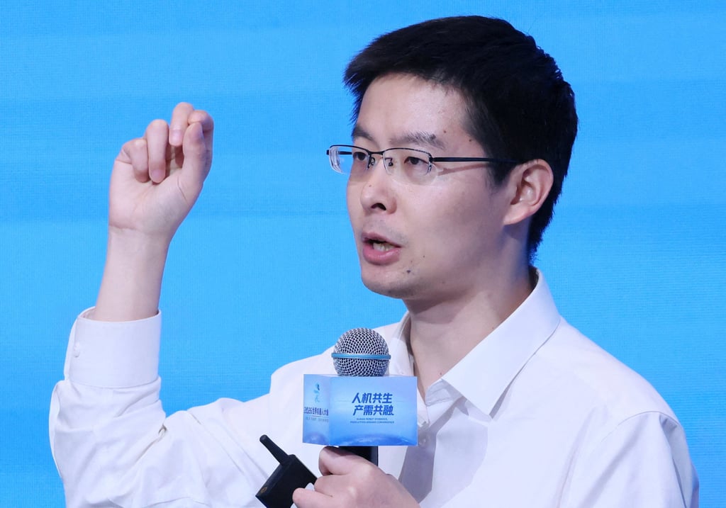 Unitree CEO Wang Xingxing speaks during the World Robot Conference in Beijing, August 20, 2026. Photo: Reuters Unitree CEO Wang Xingxing speaks during the World Robot Conference in Beijing, August 20, 2026. Photo: Reuters