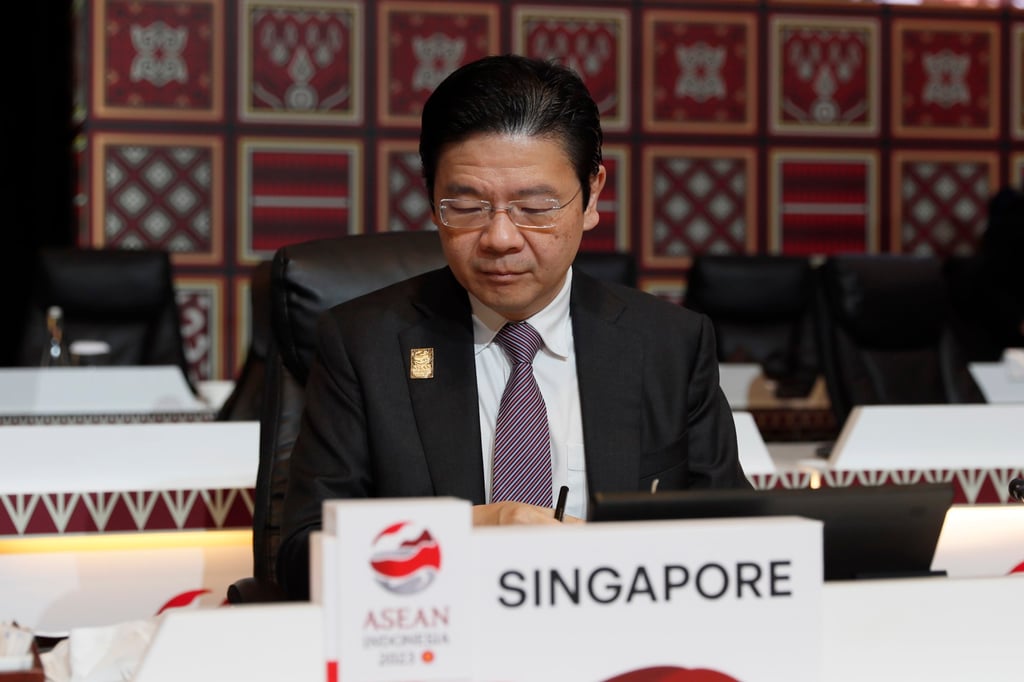 Singapore’s Lawrence Wong attends an Asean meeting in 2023, before becoming prime minister. Photo: EPA-EFE Singapore’s Lawrence Wong attends an Asean meeting in 2023, before becoming prime minister. Photo: EPA-EFE