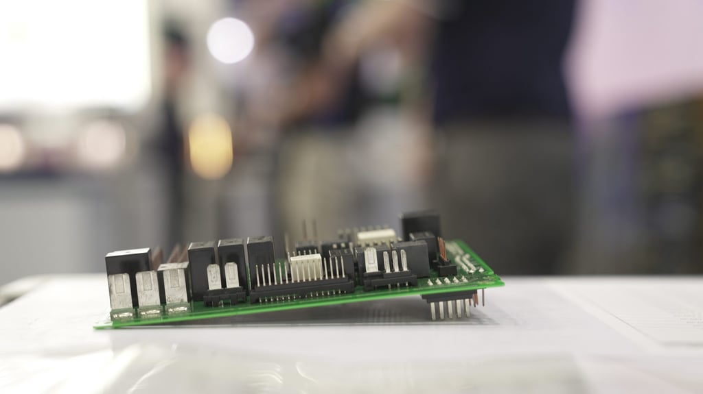 A WellTek Electronics printed circuit board. Thailand is Southeast Asia’s No 1 producer of PCBs and the fifth largest in the world. Photo: Aidan Jones