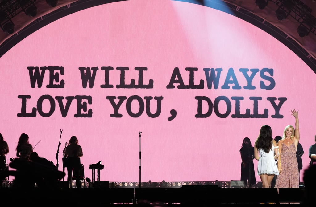 Sarah McLachlan and Olivia Rodrigo dedicated a song to the late Dolly Parton at the Daisy Chain Fields Music Festival in California last week. Photo: AP