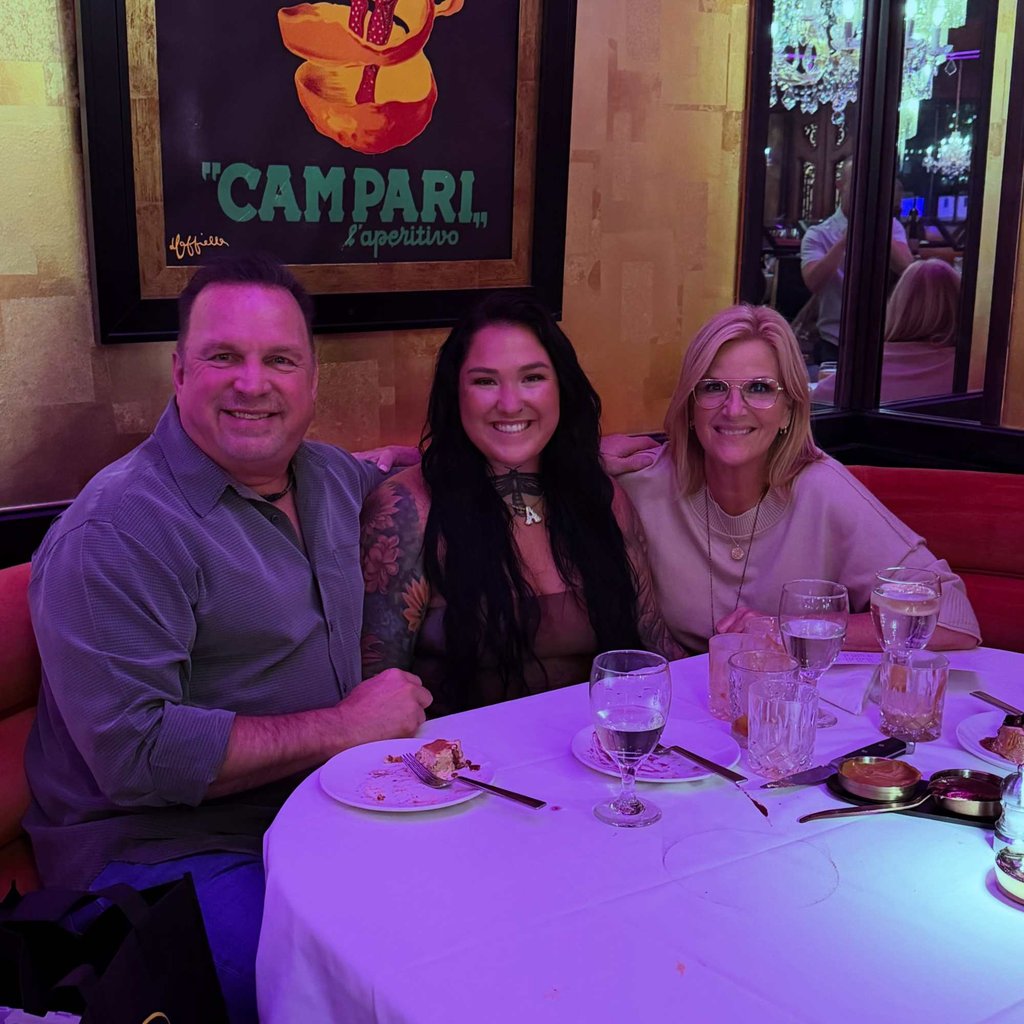 Allie Colleen Brooks celebrated her 30th birthday this July with her father Garth Brooks and her stepmother Trisha Yearwood. Photo: @alliecolleenmusic/Instagram Allie Colleen Brooks celebrated her 30th birthday this July with her father Garth Brooks and her stepmother Trisha Yearwood. Photo: @alliecolleenmusic/Instagram
