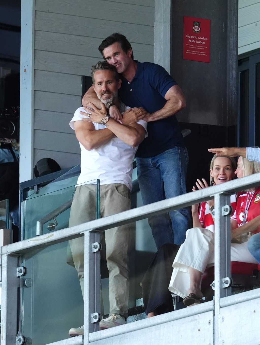 Wrexham co-owners Ryan Reynolds (left) and Rob Mac at the Sky Bet Championship match in Wrexham on August 22. The Deadpool star wears an F.P. Journe Automatique Lune “Nacre” in pink gold. Photo: Getty Images Wrexham co-owners Ryan Reynolds (left) and Rob Mac at the Sky Bet Championship match in Wrexham on August 22. The Deadpool star wears an F.P. Journe Automatique Lune “Nacre” in pink gold. Photo: Getty Images