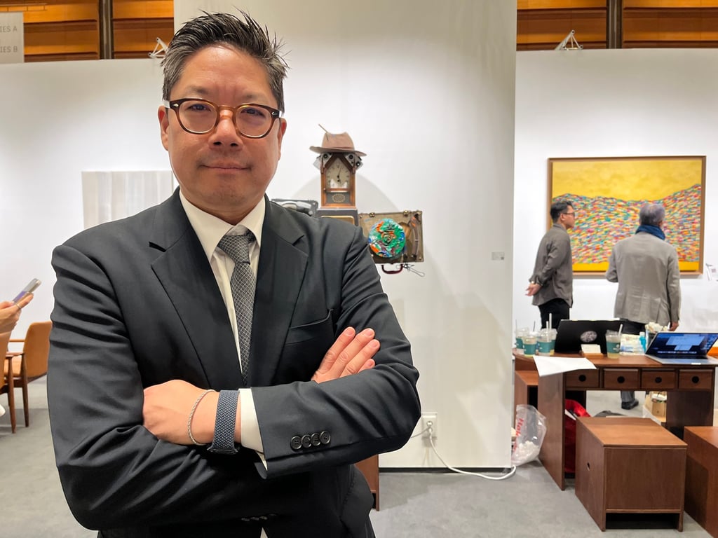 Frieze Seoul director Patrick Lee said this year’s fair attracted a new generation of curious collectors for whom more pieces were affordable. Photo: Enid Tsui Frieze Seoul director Patrick Lee said this year’s fair attracted a new generation of curious collectors for whom more pieces were affordable. Photo: Enid Tsui