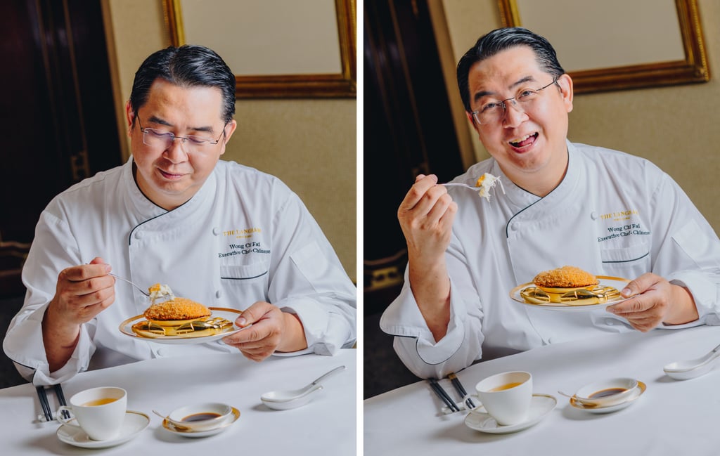 Executive chef Wong Chi Fai’s aim was to do away with the messiness that can come with eating crab. Photo: Jocelyn Tam Executive chef Wong Chi Fai’s aim was to do away with the messiness that can come with eating crab. Photo: Jocelyn Tam