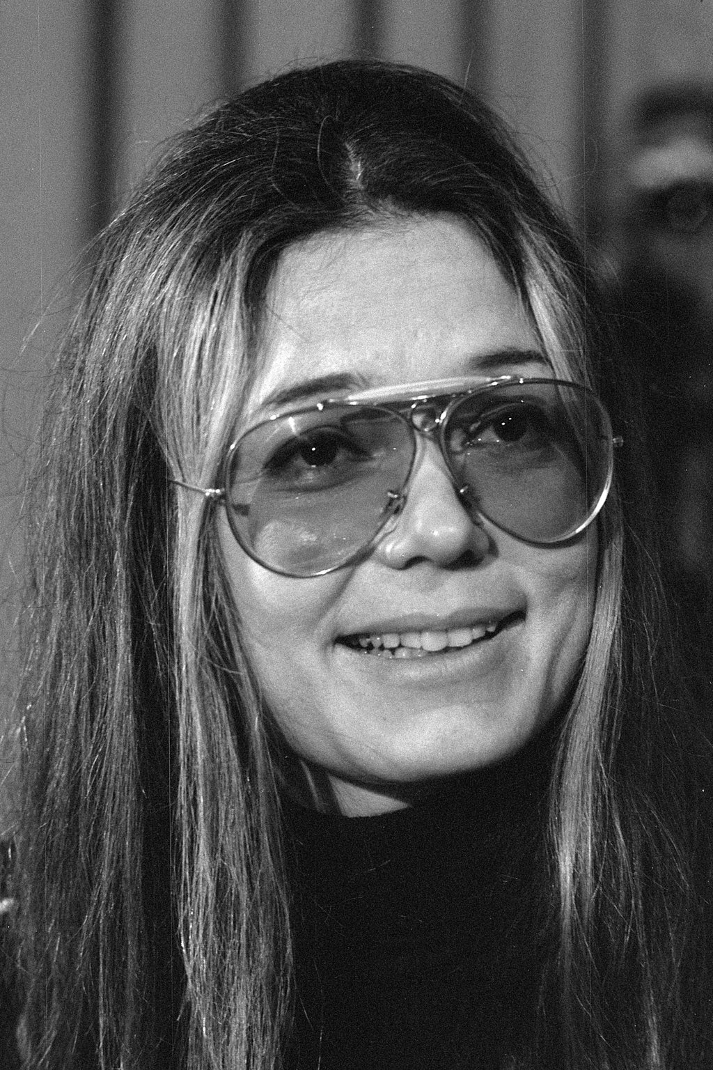 Gloria Steinem, co-founder of Ms. Magazine, speaks at the College of Marin in Kenfield, California in 1973. Photo: San Francisco Chronicle via AP Gloria Steinem, co-founder of Ms. Magazine, speaks at the College of Marin in Kenfield, California in 1973. Photo: San Francisco Chronicle via AP