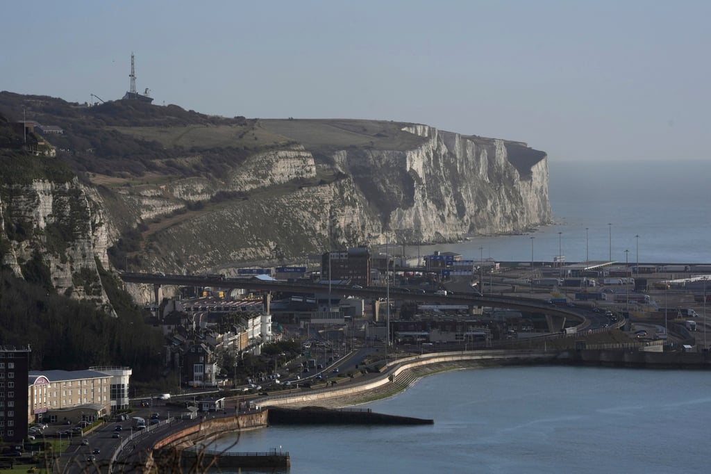 A general view of the UK port of Dover. File photo: AP A general view of the UK port of Dover. File photo: AP
