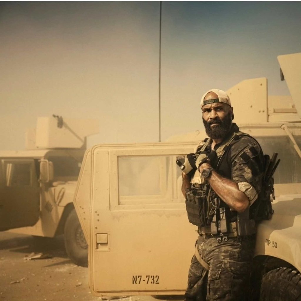 LaMonica Garrett plays Quick Reaction Force operative Tucker in Lioness. Photo: @lamonicagarrett/Instagram LaMonica Garrett plays Quick Reaction Force operative Tucker in Lioness. Photo: @lamonicagarrett/Instagram