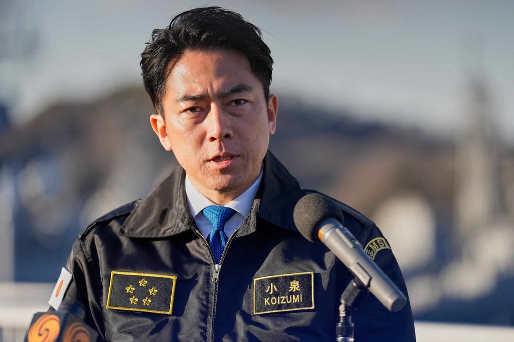 Japan’s Defence Minister Shinjiro Koizumi has made clear the government is “not considering” hiring foreign nationals for the armed forces. Photo: AP