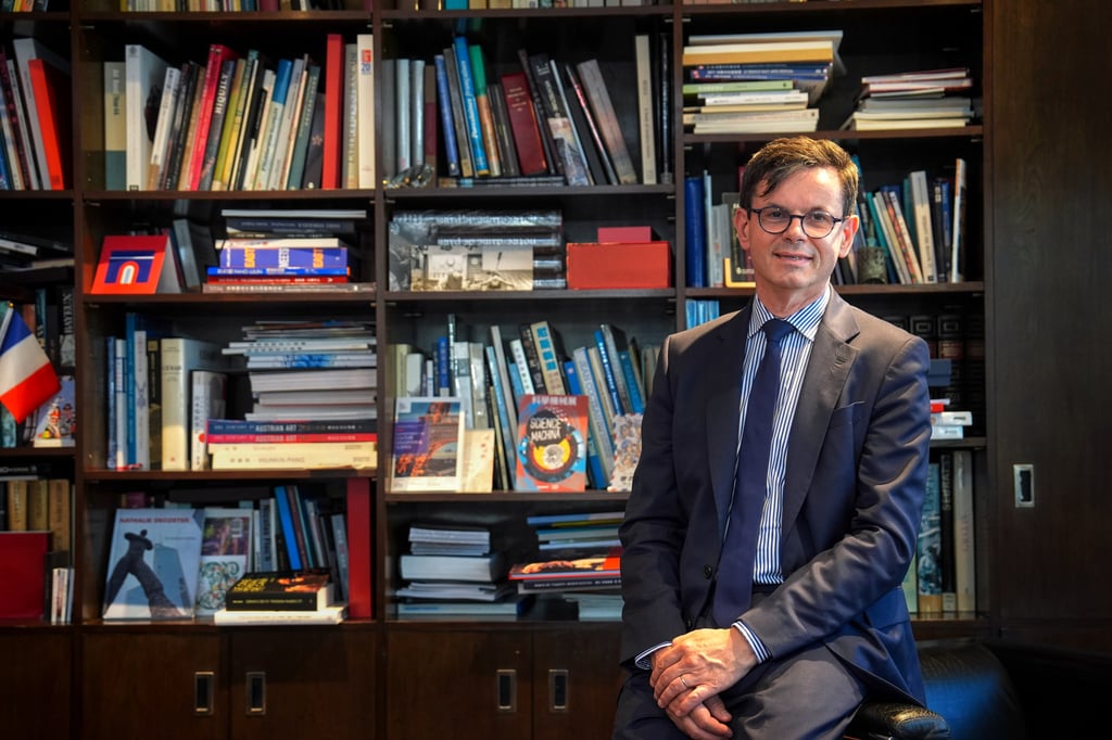 Christophe Leribault, the president of the Louvre Museum, at the French consulate in Hong Kong. Photo: Elson Li Christophe Leribault, the president of the Louvre Museum, at the French consulate in Hong Kong. Photo: Elson Li