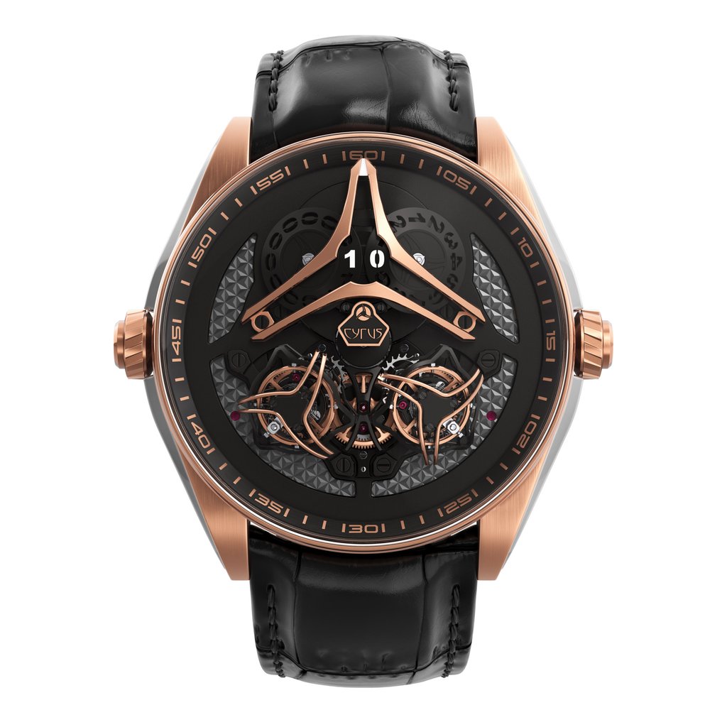 The Cyrus Etheral Twin Orbital Tourbillon has an extraordinary 3D moving dial. Photo: Handout The Cyrus Etheral Twin Orbital Tourbillon has an extraordinary 3D moving dial. Photo: Handout