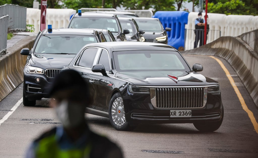 The Hongqi N701 made its debut during President Xi Jinping’s visit to Hong Kong in 2022 for the 25th anniversary celebrations of the establishment of the HKSAR. Photo: Nora Tam The Hongqi N701 made its debut during President Xi Jinping’s visit to Hong Kong in 2022 for the 25th anniversary celebrations of the establishment of the HKSAR. Photo: Nora Tam