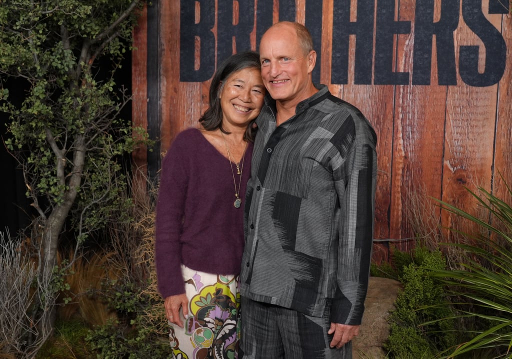 Woody Harrelson arrives with his wife Laura Louie – who is rarely seen on red carpets – at the Los Angeles premiere of new comedy series Brothers on September 17. Photo: AP Photo Woody Harrelson arrives with his wife Laura Louie – who is rarely seen on red carpets – at the Los Angeles premiere of new comedy series Brothers on September 17. Photo: AP Photo