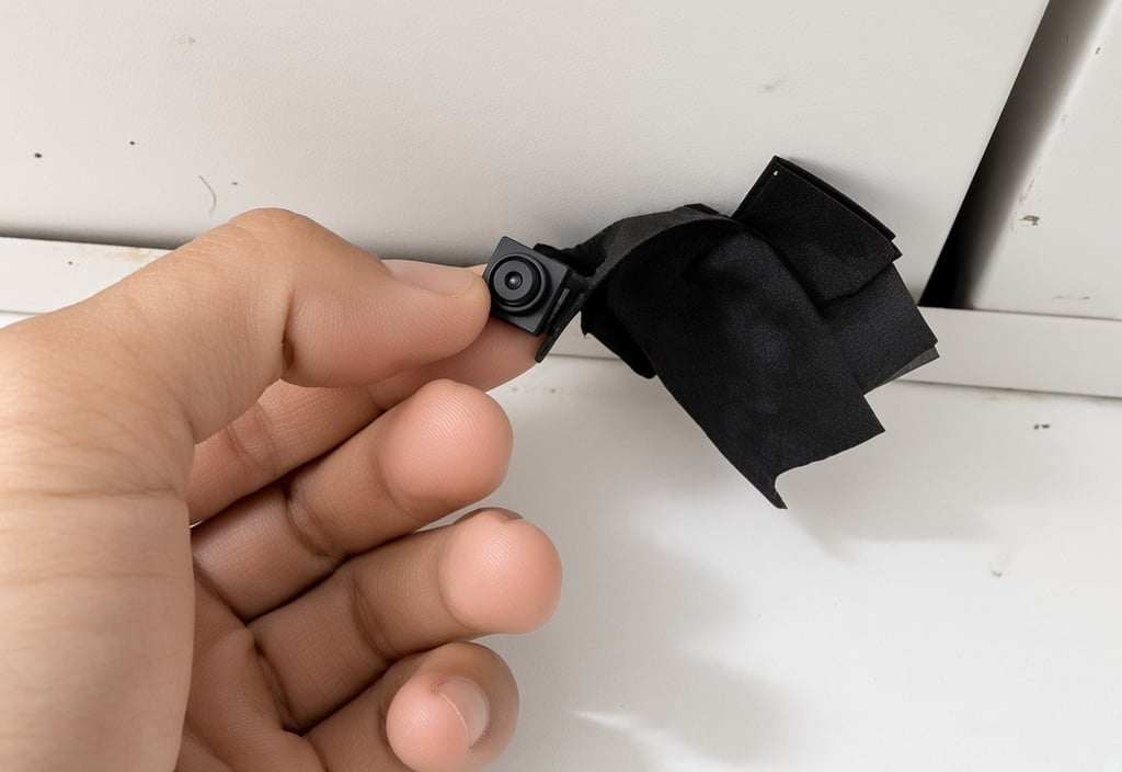 Police found three hidden pinhole cameras in three changing rooms. Photo: Handout