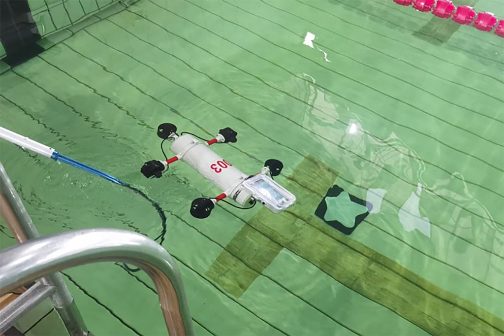 The university says the underwater drones have a maximum range of 30km and can operate continuously for more than eight hours. Photo: Northwestern Polytechnical University The university says the underwater drones have a maximum range of 30km and can operate continuously for more than eight hours. Photo: Northwestern Polytechnical University