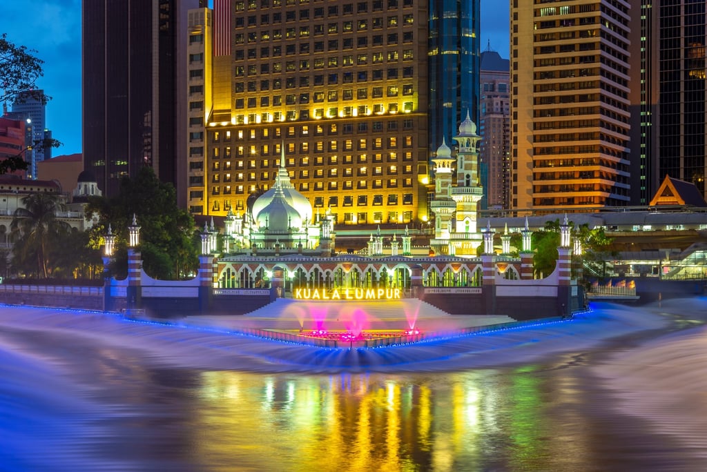 Kuala Lumpur’s River of Life precinct sits at the confluence of the Klang and Gombak rivers. Photo: Shutterstock