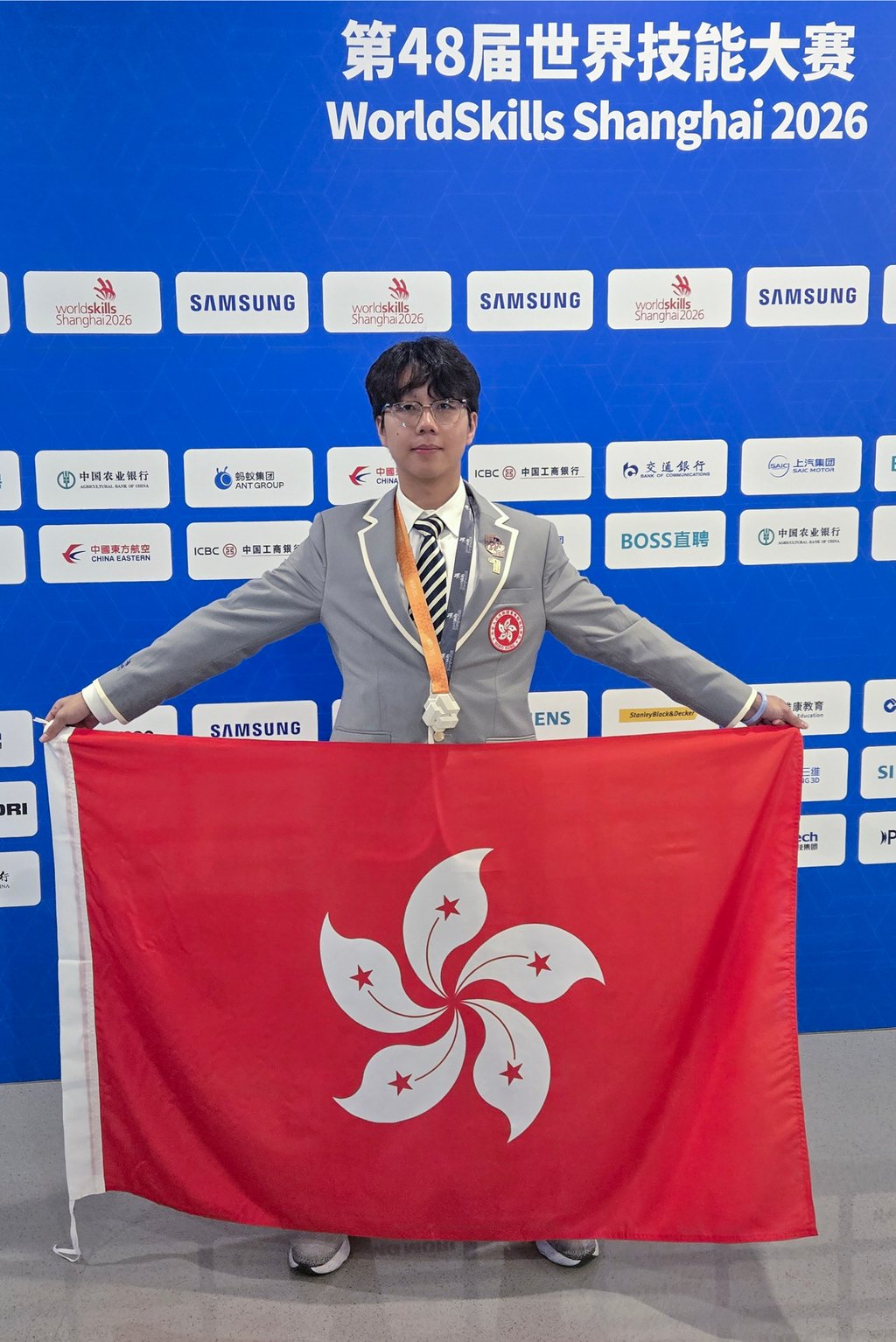 MTR technician Gordon Tang was among a team of 41 Hongkongers at the WorldSkills Competition last week. Photo: VTC