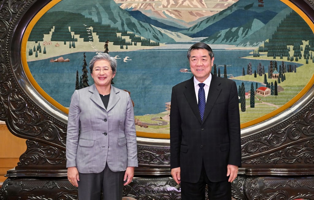 AMD CEO Lisa Su with Chinese Vice Premier He Lifeng in Beijing on May 18, 2026. Photo: Xinhua AMD CEO Lisa Su with Chinese Vice Premier He Lifeng in Beijing on May 18, 2026. Photo: Xinhua