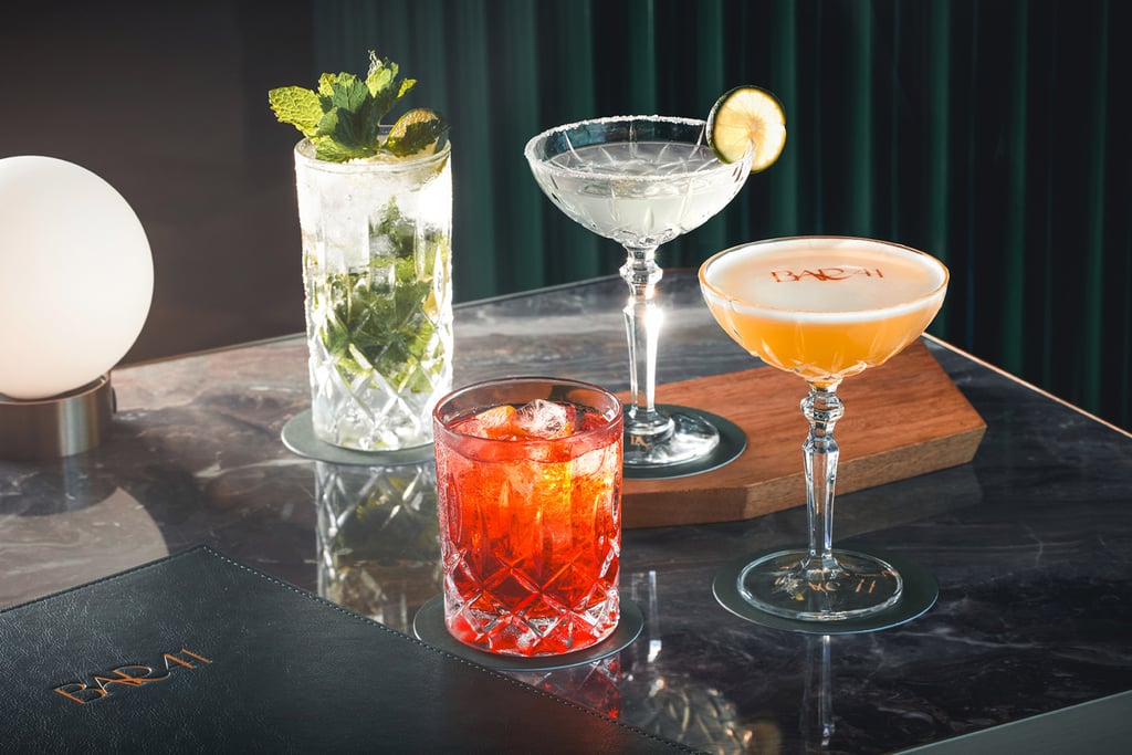 A selection of cocktails at Bar 41 in Nina Hotel Tsuen Wan West. Photo: Bar 41
