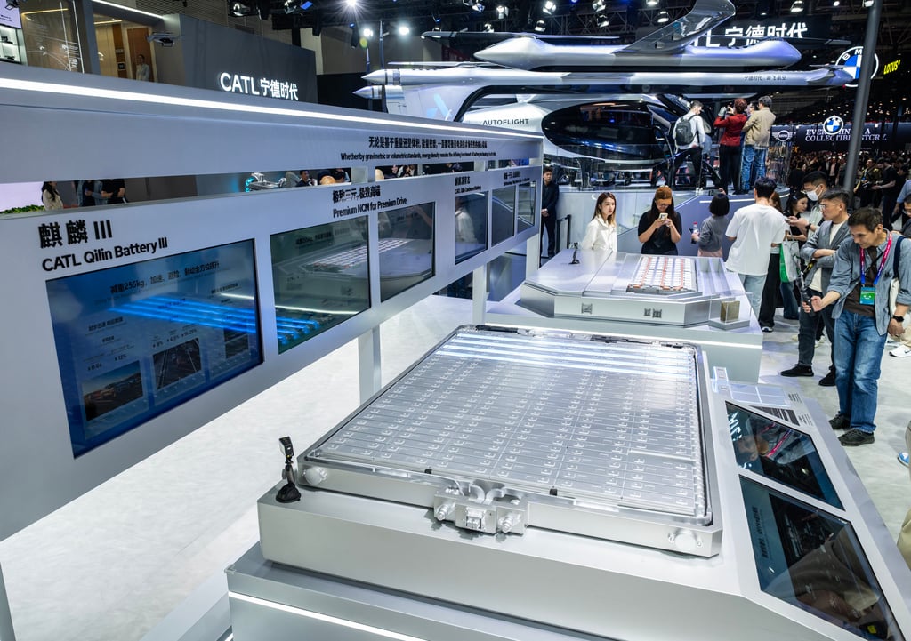 People view CATL battery modules during the 2026 Beijing International Automotive Exhibition, in Beijing on April 24, 2026. Photo: VCG via Getty Images People view CATL battery modules during the 2026 Beijing International Automotive Exhibition, in Beijing on April 24, 2026. Photo: VCG via Getty Images