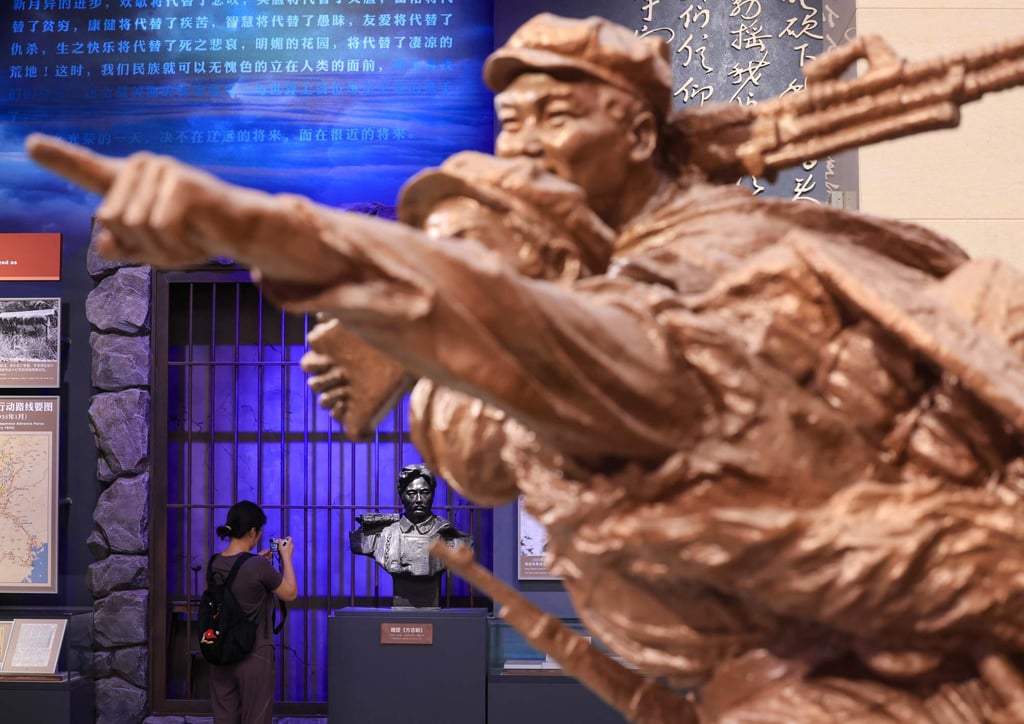 A Long March exhibition at the Military Museum of the Chinese People’s Revolution in Beijing is already proving popular. Photo: Xinhua