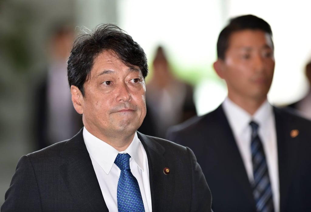Former Japanese defence minister Itsunori Onodera in Tokyo in August 2017. Onodera visited Kyiv as head of a Japanese delegation to discuss defence cooperation and drone expertise with Ukrainian officials. Photo: AFP