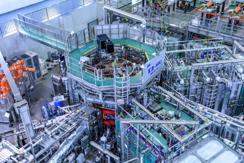 ENN Group in China’s northern Hebei province announced on Monday that its EXL-50U spherical device had successfully achieved hydrogen-boron fusion reactions. Photo: Handout