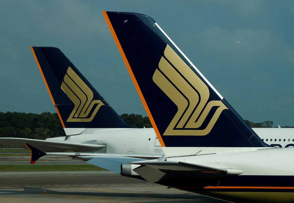 Singapore Airlines planes at Singapore’s Changi Airport in March 2020. Photo: Reuters