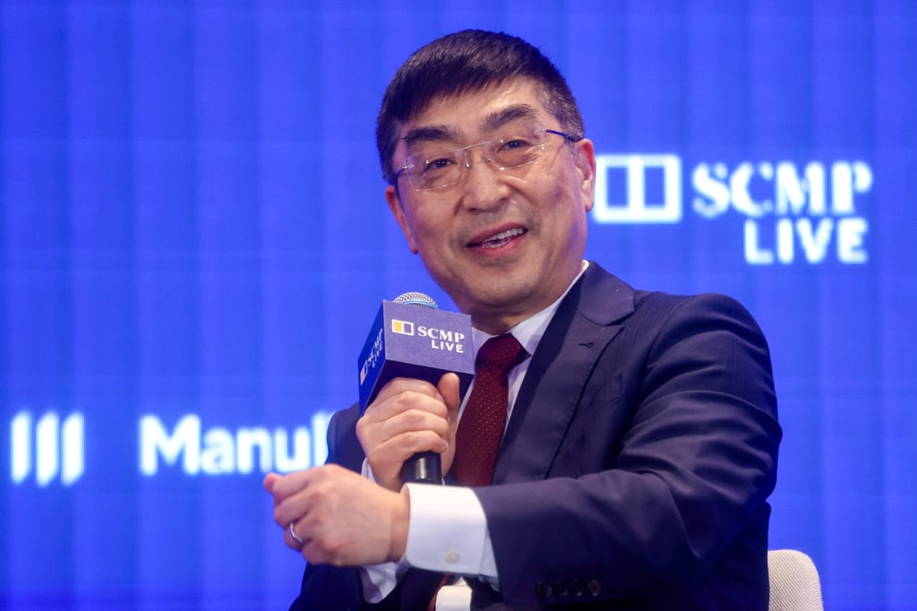 Alibaba chip veteran Qi Xiaoning speaks at the SCMP China Conference on July 7, 2026. Photo: Jonathan Wong