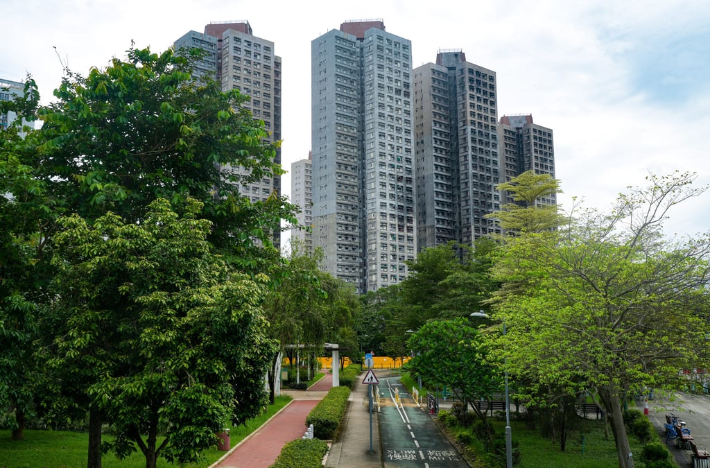 Wang Fuk Court in Tai Po after the fire that killed 168 people. Photo: Sun Yeung Wang Fuk Court in Tai Po after the fire that killed 168 people. Photo: Sun Yeung