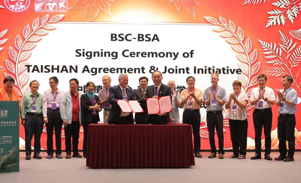 The botanical societies of the US and China have vowed to strengthen bilateral ties and foster an open scientific community to tackle global issues. Photo: Handout